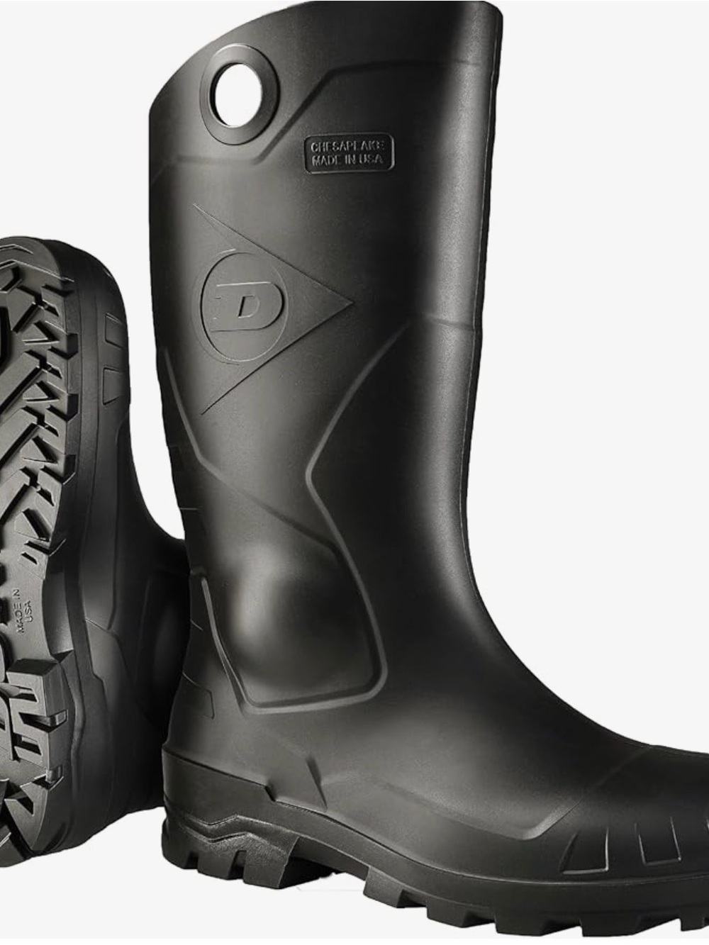 Dunlop Black Waterproof Men’s Rain & Snow Boots